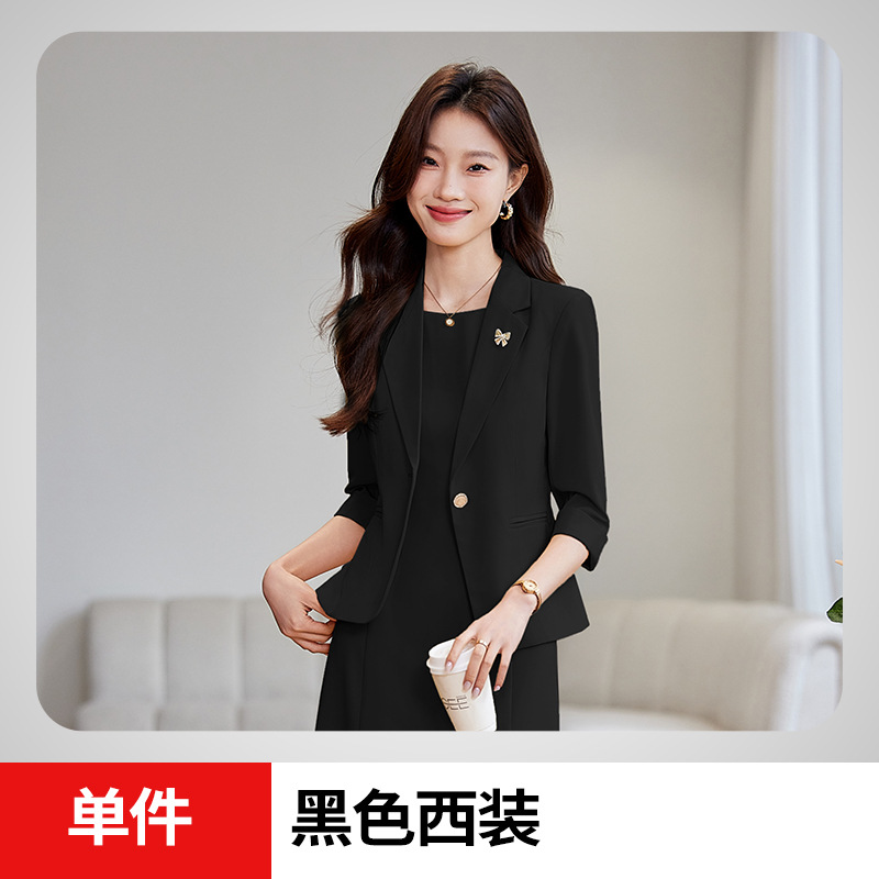 black suit