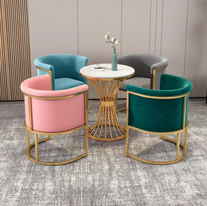 Italiano alla moda durevole eco-friendly trapuntato moderno tessuto di velluto sedia per il tempo libero per la camera da letto soggiorno Hotel Lobby <span class=keywords><strong>Lounge</strong></span> - Product Image 5