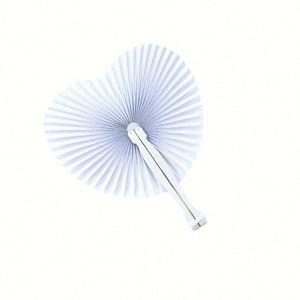 Regalos Promocionales Empresariales, Abanicos de Papel Plegables para Festivales, Año Nuevo Chino, Bodas, Diseño de Corazón - Product Image 1