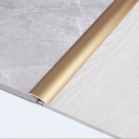 Profilé de bordure de carrelage en aluminium moderne pour seuil de sol en céramique, hôtel, salle de bain, décoratif, imperméable, durable, écologique