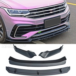 Car Front Bumper <b>Lip</b> Splitter Diffuser Spoiler Bumper Guard Protector Cover For Vw Tiguan L R-Line Sport 2022 Car Accessories - Product Image 1