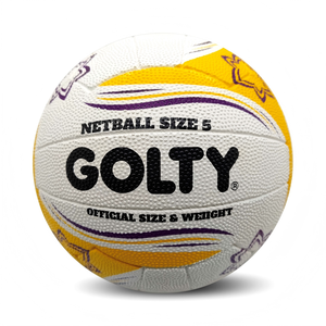 ลูกเน็ตบอล GOLTY NR-2000-1 ขนาด 5 น้ำหนัก 400-450 กรัม รอบวง 680-700 มม. พร้อมโลโก้สีตามสั่ง พิมพ์ลายบนยางโฟม - Product Image 1