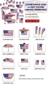 Élection présidentielle 2024 : Campagne 'Prendre l'Amérique en main' – Drapeau américain 3x5 pieds, Articles de vote, Marchandises, Chapeaux, T-shirts - Product Image 5