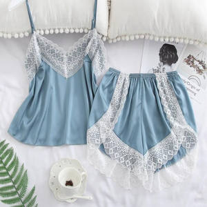 Set di Lingerie da Donna in Due Pezzi con Inserti in Pizzo e Raso, Stile Trendy su Ebay - Product Image 4