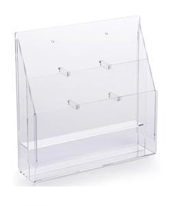 Desktop Trasparente di File di Documento Flyer Parete Della Scatola di Montaggio A4 Acrilico Brochure Holder Box per Ufficio - Product Image 6