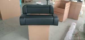 Nouveau dossier de siège inclinable blanc avec porte-cannes à pêche pour sièges de bateau marin pour la pêche - Product Image 4