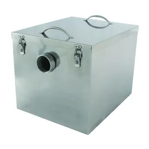 Customized Kitchen Commercial Stainless Steel Cooking Oil Water Separator Grease Trap Interceptor