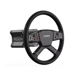 Volant de course pour <span class=keywords><strong>camion</strong></span> MOZA TSW, <span class=keywords><strong>simulateur</strong></span> de <span class=keywords><strong>camion</strong></span> réaliste, compatible avec la série de bases MOZA pour <span class=keywords><strong>PC</strong></span>, simulation de conduite de <span class=keywords><strong>camion</strong></span> - Product Image 4