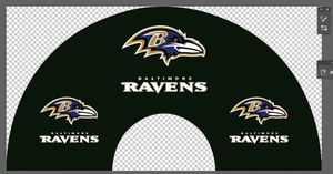 Wholesale 33cm Custom Printed Handmade <b>Large</b> Bamboo Pvc Nfls Philadelphia Eagles Folding Hand Held <b>Fan</b> for Women and Party - Product Image 5