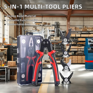 <span class=keywords><strong>Pince</strong></span> à tête interchangeable multifonction 5-en-1 Logo personnalisé <span class=keywords><strong>pince</strong></span> OEM coupe sertissage fil dénudage nouveauté tendance - Product Image 6
