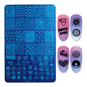 Kutusu Metal damgalama lehçe plakaları sıcak tırnak sanat damga plakası DIY tırnak boyama aracı OEM sıcak tırnak yapıştırması - Product Image 2