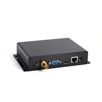 Décodeur IPTV H.265, décodeur vidéo satellite, convertisseur audio VGA LAN, boîtier métallique