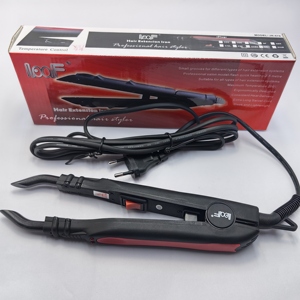 Loof Hair fusion Tools k Tip U Tip Connecteur de cheveux Fer Kératine Outils de liaison I Tip <span class=keywords><strong>Extension</strong></span> Outil de fusion chaude <span class=keywords><strong>Extension</strong></span> de cheveux Fer - Product Image 1