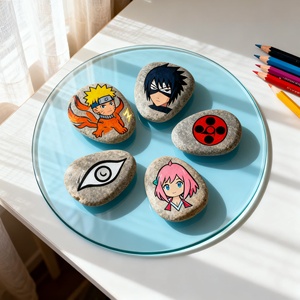 Grote 2-3 Inch Platte Gladde Rivierrotsen Voor Het Schilderen Van Educatieve Kinderen Ambachten Bulk Stenen Schilderijen - Product Image 5