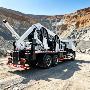 Nuovo <span class=keywords><strong>Camion</strong></span> per Manutenzione Cavi Diesel ad Alta Capacità di Carico 4x2 RHD per Telecomunicazioni e Fibra Ottica - Product Image 4
