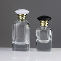 Botol Parfum Timur Tengah Anti Bocor 100ml dengan Semprotan Halus, Botol Parfum Oud Persegi, Tutup Bunga