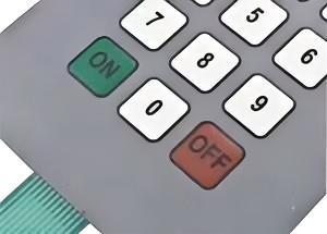 OEM/ODM Waterproof One <b>Push</b> <b>Button</b> Membrane <b>Switch</b> Keypad/ Keyboard - Product Image 2