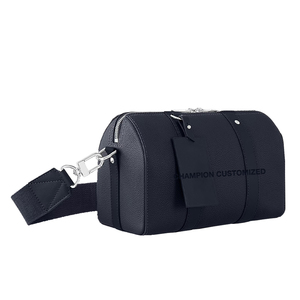 Bandolera bandolera de hombro para hombre a la moda de piel sintética con logotipo personalizado para hombre - Product Image 2