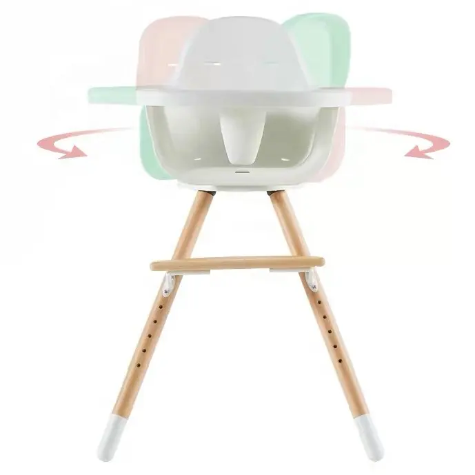 HC-02 yeni Model 360 derece avrupa tasarım lüks yüksek bebek sandalyesi