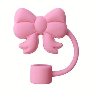 New Model Silicone <b>Straw</b> Covers for <b>Stanley</b> <b>Cup</b>, Cute 10mm Dust-Proof Reusable <b>Straw</b> Toppers for 30/40oz Tumbler with Handle - Product Image 3