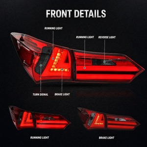 Venta al por Mayor de Luces Traseras LED para Toyota Corolla 2014-2026, Carcasa Negra Ahumada, Lámpara Trasera, Suministro al por Mayor de Autopartes - Product Image 5
