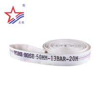 Tuyau de lutte contre l'incendie en caoutchouc PVC Sanxing 2 pouces 50mm DN50 pour l'irrigation des incendies de classe a & B