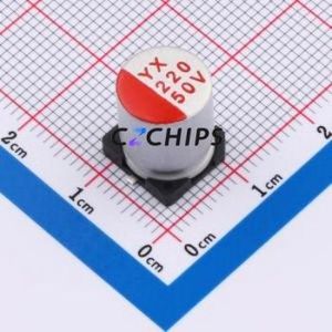 SPT1HM221G12TRVZC ตัวเก็บประจุแบบแข็ง SMD,D10xL12 มม. ( ความจุ: 220uF )( ความแม่นยำ: 20% แรงดันไฟฟ้าที่กำหนด: 50V ) - Product Image 1