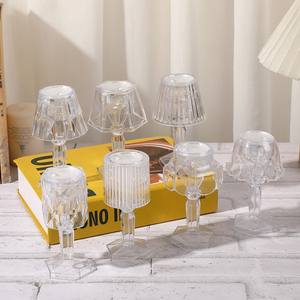 Petite Lampe LED de Table Style Ins Jianbian Lumière Chaude Veilleuse Lumineuse Numérique Tour Eiffel Décorative de Chevet pour Noël - Product Image 5