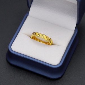 Anillo de Boda con Diseño de Flor Jxx para Mujeres, Hombres y Niñas en Color Oro Dubai, Joyería de Latón Moderna - Product Image 4