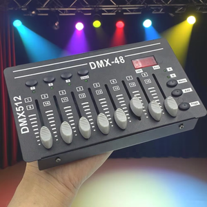 48CH DMX وحدة تحكم ببطارية محمولة DMX512 لأضواء شعاع الرأس المتحركة الصغيرة LED ليزر - Product Image 1