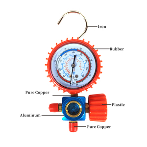 เกจวัดแรงดันน้ำยาแอร์รถยนต์ 0-500PSI แบบเดี่ยว สำหรับเติมและซ่อมแอร์รถยนต์ - Product Image 4