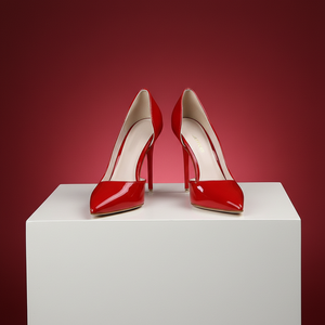 Tacchi Alti da Donna Rossi con Punta Affusolata e Tacco a Spillo Antiscivolo per Esterni, Consegna Veloce, in Stock, OEM ODM, Logo Personalizzato, Ingrosso - Product Image 3