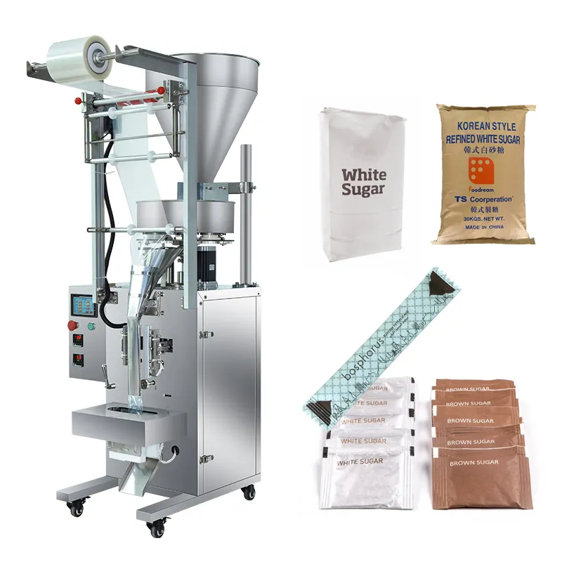 Automatic Vertical Mini Bag 5g 8g Hotel Sugar Sachet Stick Measuring Cup Packing Machine With High Speed