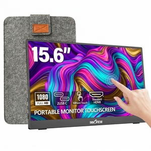 <span class=keywords><strong>จอ</strong></span>ภาพพกพาแบบสัมผัสขนาด 15.6 นิ้ว ความละเอียด 1080P 60Hz รองรับการสัมผัส 10 จุด พร้อมพอร์ต USB และ HDMI มีขาตั้งในตัวพร้อมปลอกป้องกัน - Product Image 1