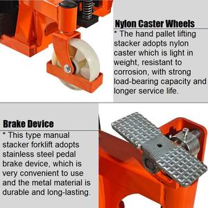 פעולה קלה 1 טון 2ton 3ton 3ton מערם 1600 מ מ "מ הרמת גובה רגל הרמת דוושה הידראולי יד מעקה - Product Image 2