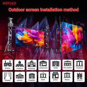 Système complet 4m x 3m d'écran LED P2 P3 P2.6 P2.9 P3.91, panneau LED 500mm x 500mm, écran LED intérieur/extérieur pour événements et églises - Product Image 4