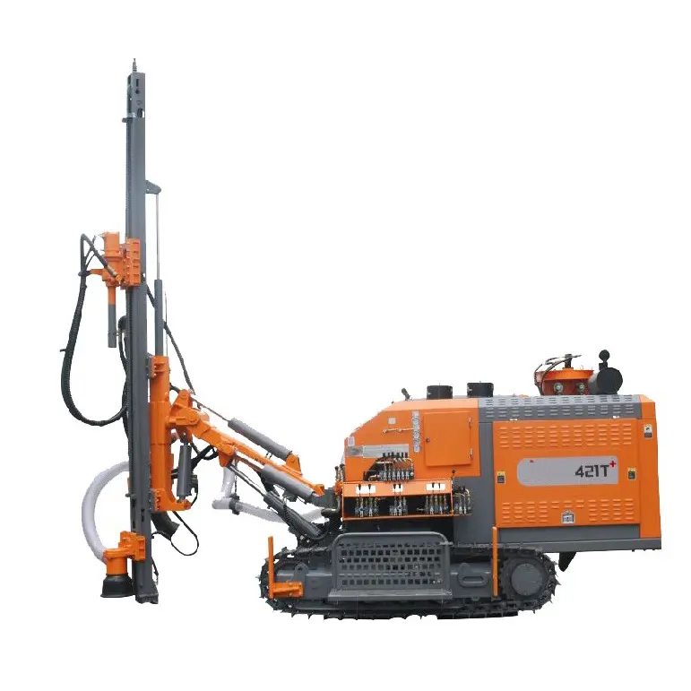 JL-421T International Construction Machinery Walking Crawler Integrated Water Well Dth Drill Rig