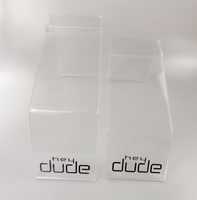 Présentoir acrylique transparent de support de chaussure pour le modèle d'étagère au détail en plastique de luxe de magasin et de supermarché