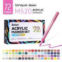 72 couleurs, marqueurs textiles acryliques double face, personnalisation de baskets, stylos à peinture imperméables non effaçables, sacs en toile, t-shirts, art