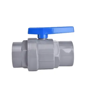 प्लास्टिक ABS डबल संघ गेंद वाल्व पानी के पाइप के लिए पीपी संपीड़न फिटिंग