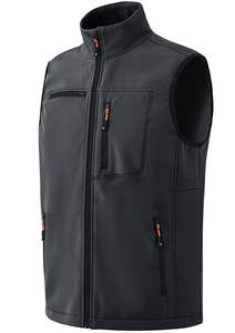 Gilet de golf personnalisé léger et souple pour hommes, vêtements d'hiver de haute qualité, col mandarin, nouveau design, imperméable, fermeture éclair complète, décontracté - Product Image 3
