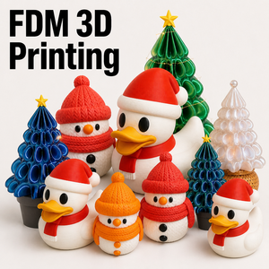 Jouets personnalisés imprimés en 3D, décorations de Noël, cadeaux de Noël, ornements de bureau, Père Noël, cadeau de Noël imprimé en 3D - Product Image 4