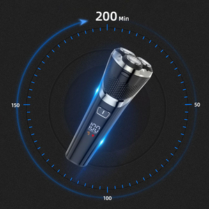 Three-Blade Waterproof Rotary <b>Shaver</b> TYPE-C Charging Floating Rotating Design USB Power for Household Hotel Use Triple Blade - Product Image 4