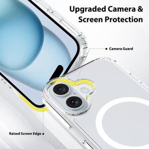 Funda de teléfono móvil Twinscase, funda de TPU transparente delgada para iPhone 16 Pro Max, funda de teléfono magnética transparente fina, funda de teléfono personalizada - Product Image 5