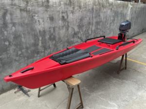 <span class=keywords><strong>Bateau</strong></span> BOTE de 13 Pieds à Rames, Petite Embarcation d'<span class=keywords><strong>Eau</strong></span> Salée Camouflage, Monoplace à Vendre avec Moteur Hors-Bord - Product Image 2