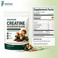 Créatine Monohydrate en Vrac avec Complexe de Champignons en Poudre 300g 30 Doses Complément Alimentaire pour le Soutien à l'Entraînement et l'Endurance OEM
