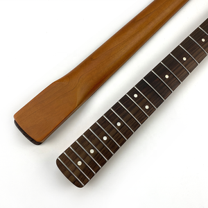 Manche gauche en érable torréfié avec manche en bois de rose et écrou en os de 42mm, 22 frettes - Product Image 6