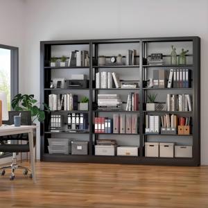 ชั้นหนังสือสแตนเลส304ตามสั่งตู้เก็บของในบ้านตู้หนังสืออเนกประสงค์ดีไซน์ทันสมัย - Product Image 2