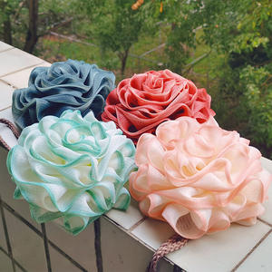 Esponja de Baño de Bambú Negro para Adultos, Esponja de Malla Suave para Ducha, Bola de Burbujas para Baño, Herramienta de Limpieza de Piel, Accesorio de Baño - Product Image 2