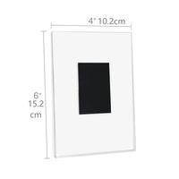 Bingkai Foto Magnetik 2*6 inci untuk Dekorasi Rumah, Stiker Kulkas